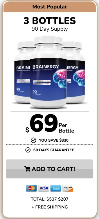 Brainergy  - 3 Bottle